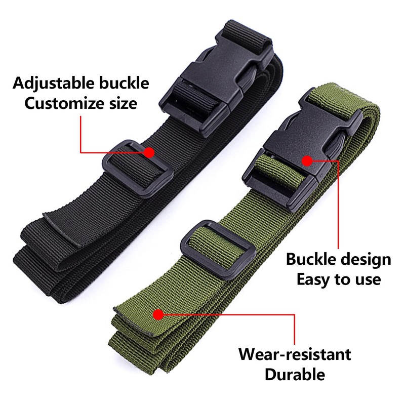 Modixun 8Pack Utility Straps with Quick-Release Buckle, 59" Adjustable Nylon