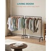 OROPY Industrial Pipe Clothing Rack Free Standing Set of 2,