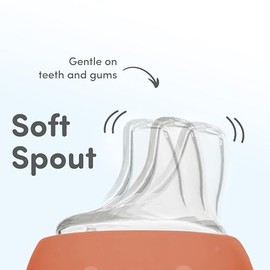 NUK - Boquilla de silicona de repuesto para vasos NUK Active y Learner, transparente, paquete de 3