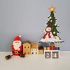 Morning View Christmas Tree Advent Countdown Calendar, LED Lighted Wooden