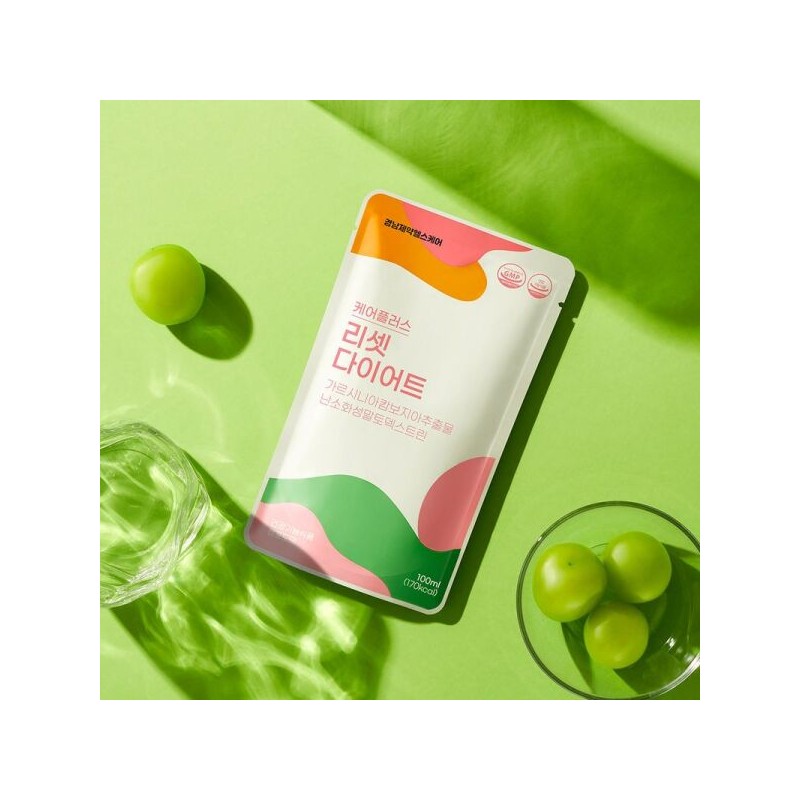 CarePlus 케어플러스 리셋 다이어트 청포도맛 100ml X 60포 / 소비기한: