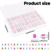 DIYDEC 1400pcs Colorful Letter Beads Kits, A to Z Acrylic