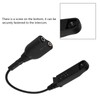 Goshyda Audio Cable Adapter, A58 K-Head 2Pin Walkie Talkie Audio