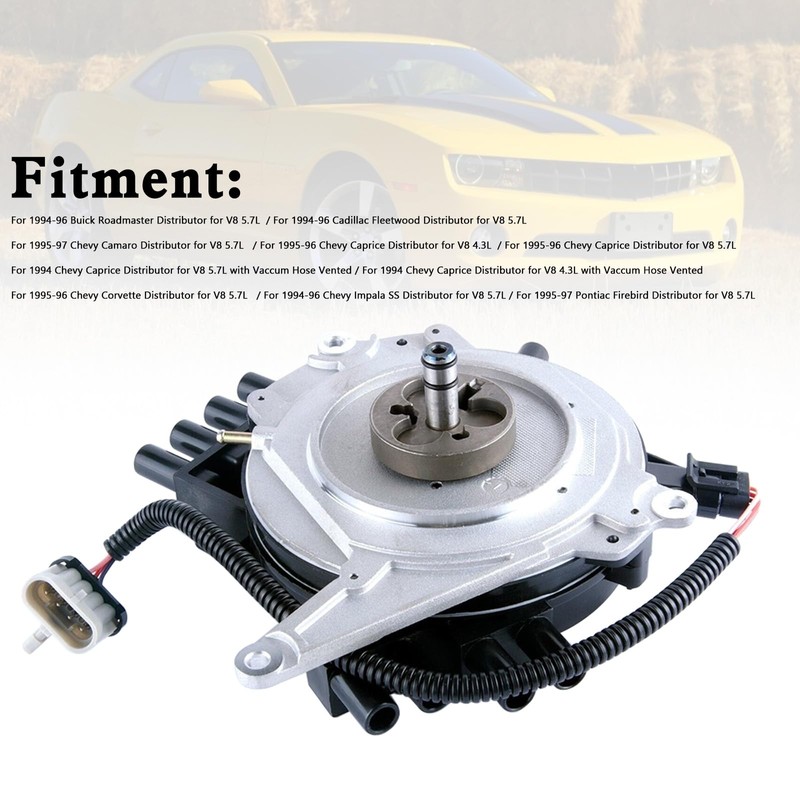 MAD HORNETS Ignition Distributor +Harness For Optispark LT1 Chevy Camaro