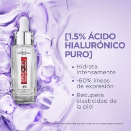 Kit Ácido Hialurónico L'Oréal Paris Serum Facial + Crema Hidratante de Día + Contorno de Ojos + Crema Hidratante de Noche