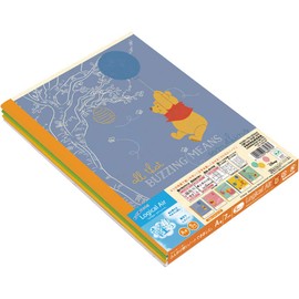 nakabayasi rozikaruea-no-to 5 Books Pack Semi B5 A ruled Winnie the Pooh Rhino Small – 142 a – 5P