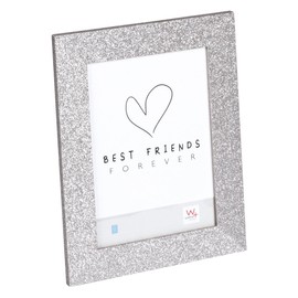 walther Design Picture Frame Silver 15 x 20 cm GlitteRing Surface, Pack of 3, Twinkle Portrait Frame IT520S3
