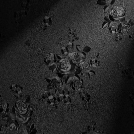 Erfoni Black Wallpaper Peel and Stick Wallpaper Black Floral Embossed Contact Paper 17.7inch X 78.7inch Removable Textured Flower Wallpaper Self Adhesive Thicken Countertops Cabinets Contact Paper | Erfoni