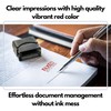 Self Inking Rubber Stamp, Refillable Red Ink Preinstalled - FAXED