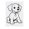 Large 'Puppy Dog' Temporary Tattoo (TO00074427)
