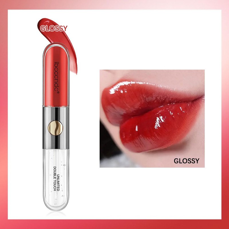 zalati Lip Gloss 6ml Lip Glow Oil with 2-in-1 Dual