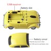 Wireless Classic Beetle Mouse 2.4GHz Optical USB Mouse with Headlights,