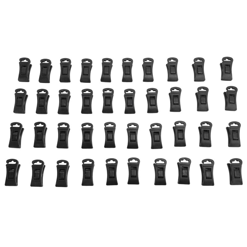 40Pcs Plastic Non Slip Clothespins Sock Laundry Clips with Hanging