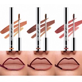TOMEME 3 PCS Peel Off Lip Liner Stain,Long Lasting Tatoo Lip Liner,Waterproof & Smudge-Proof Matte Lip Stain,Peel Off Lip Stain with Matte Finish,Makeup Gifts for Girls