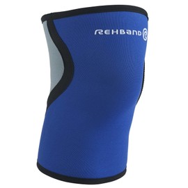 Rehband QD Knee Support, Knee Support, 3 mm Neoprene, Knee Compression, Colour: Blue, Size: XL