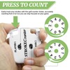 Aihoom 2PCS Golf Stroke Counter, Clicker Counter with Keychain, Portable