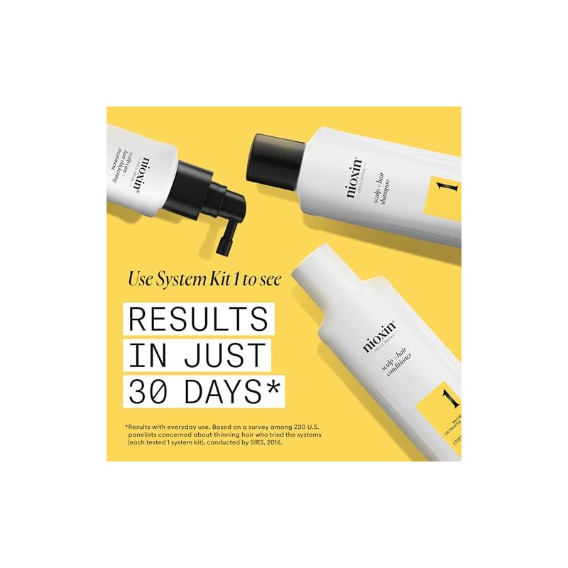 Nioxin Scalp and Hair Leave-In Treatment System 1 for Fine
