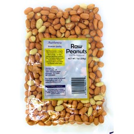 Rani Peanuts, Raw Whole With Skin (uncooked, unsalted) 7oz (200g) ~ All Natural | Vegan | Gluten Friendly | Fresh Product of USA ~ Spanish Grade Groundnut / Red-skin