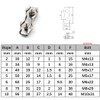 M2 304 Stainless Steel Duplex Wire Rope Clip Cable Clamps