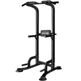 BARWING Power Tower Pull Up Bar Station for Home Gym Dip Station Adjustable Height Strength Training Workout Equipment 400LBS