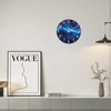Glass Wall Clocks Battery Operated 14 Inch Modern Abstract Wall
