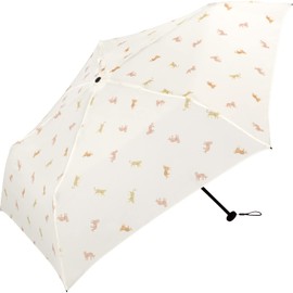 Wpc. AL02-031-002 Rain Umbrella [Air-Light] Leopard & Tiger Mini Off Folding Umbrella, 21.7 inches (55 cm), Women's, For Rain or Shine, Ultra Lightweight, 4.1 oz (115 g), Compact, Lightweight, Slim, Easy to Store in Small Bags, Stylish, Cute, Women's,