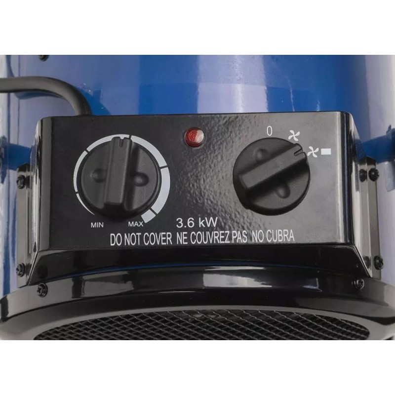 Comfort Zone CZ273 240V INDUSTRIAL ELECTRIC HEATER 240 Volt/3600 Watt