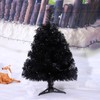 Christmas Black Tree Rust Proof Exquisite Decorative Props for Home