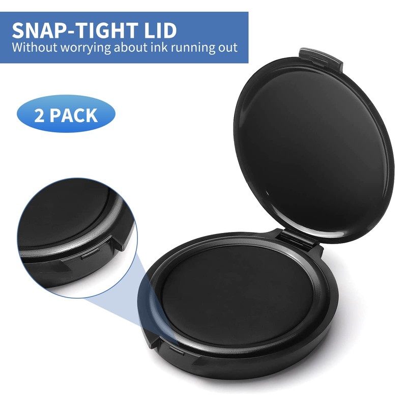 SAYEEC Fingerprint Ink Pad, Thumbprint Ink Pad for Office Notary