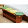 feelz Seat Cushion Round Felt Various Shades of Green 100%