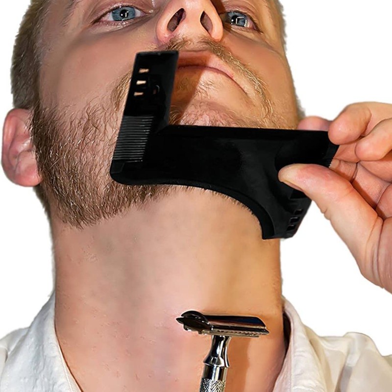 Beard Stencil, 2 Pieces Beard Stencil Beard Comb Beard Care