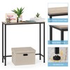 OYEAL Narrow Entryway Table 29.5" Industrial TV Console Table Small