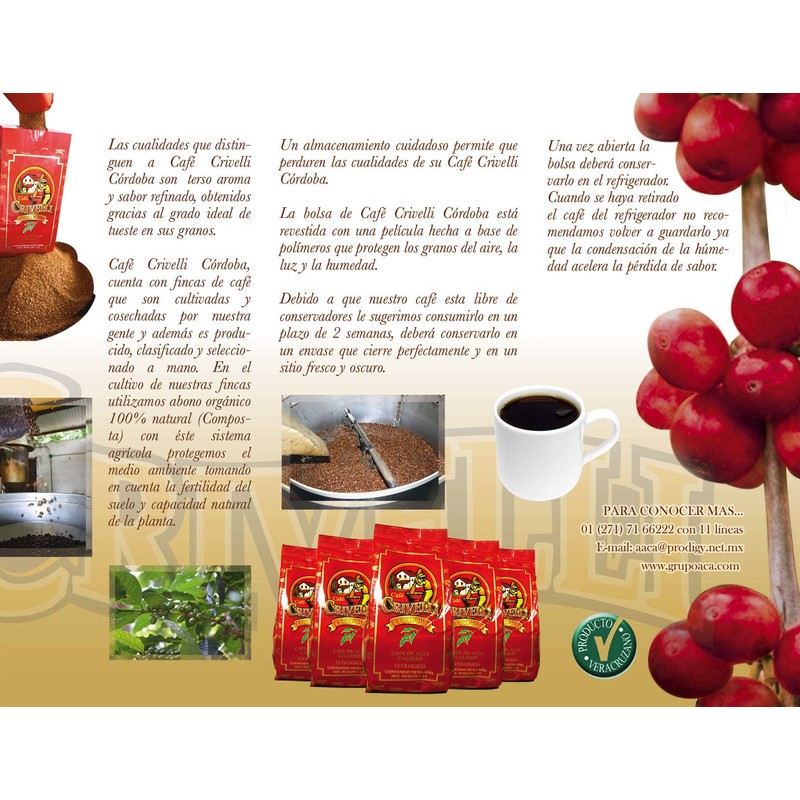 Café Crivelli Cordoba 454 g Molido