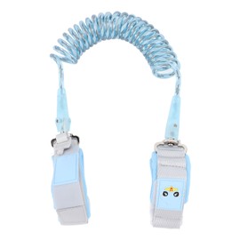 2m Toddler Wrist Link Prevent Lost 360 Degrees Rotating Night Reflection Safety Leash for Outdoor Blue