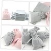 Healeved 18pcs Velour Drawstring Bag for Women Practical Fabric Cosmetic
