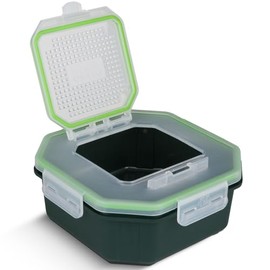 Greys® Prodigy Klip-Lok Flip Top Bait Box with Perforated Lid - 3.4 pt Base / 1.96 Litres - Worm Box Maggot Box