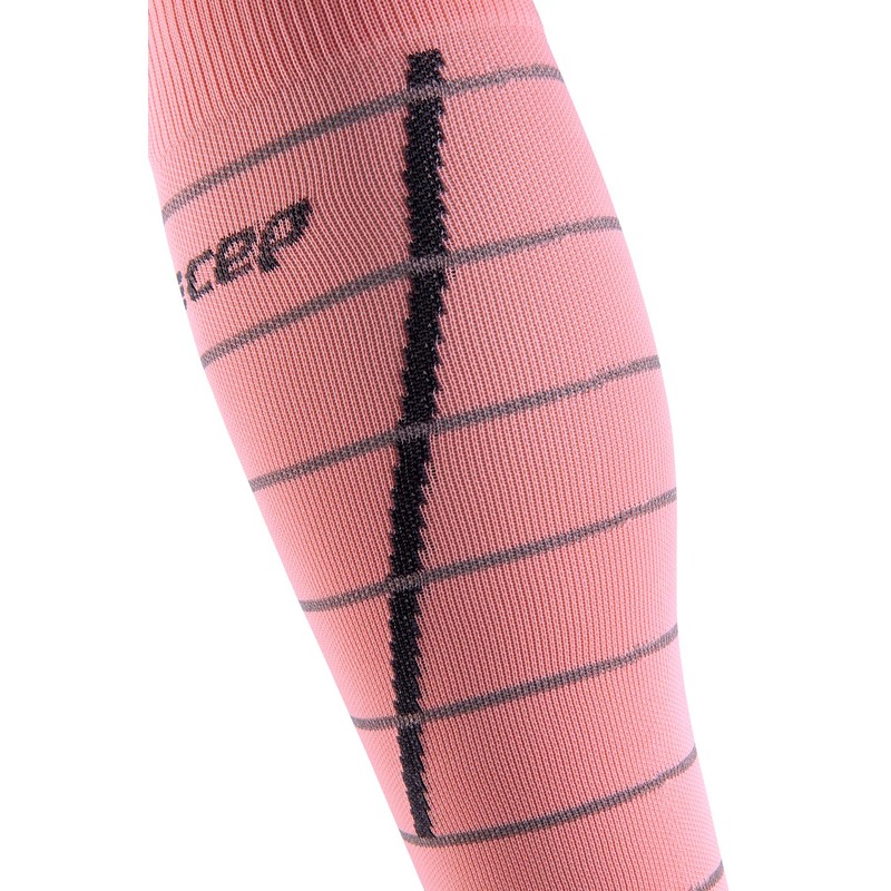 CEP Reflective Compression Socks for Women, Reflective Running Socks in