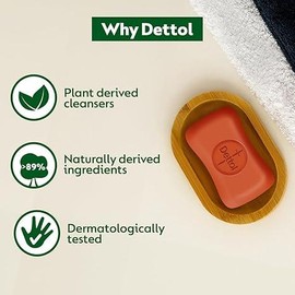 Dettol Original Antibacterial Soap, 3.5 Ounce/100 gr (Pack of 6)
