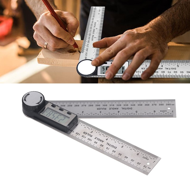 Digital Angle Ruler 0 to 200mm 360 Degree Electronic Protractor