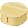 Yamako 802296 Shiramatsu Wappa Lunch Box, Flowers, Approx. 4.9 x