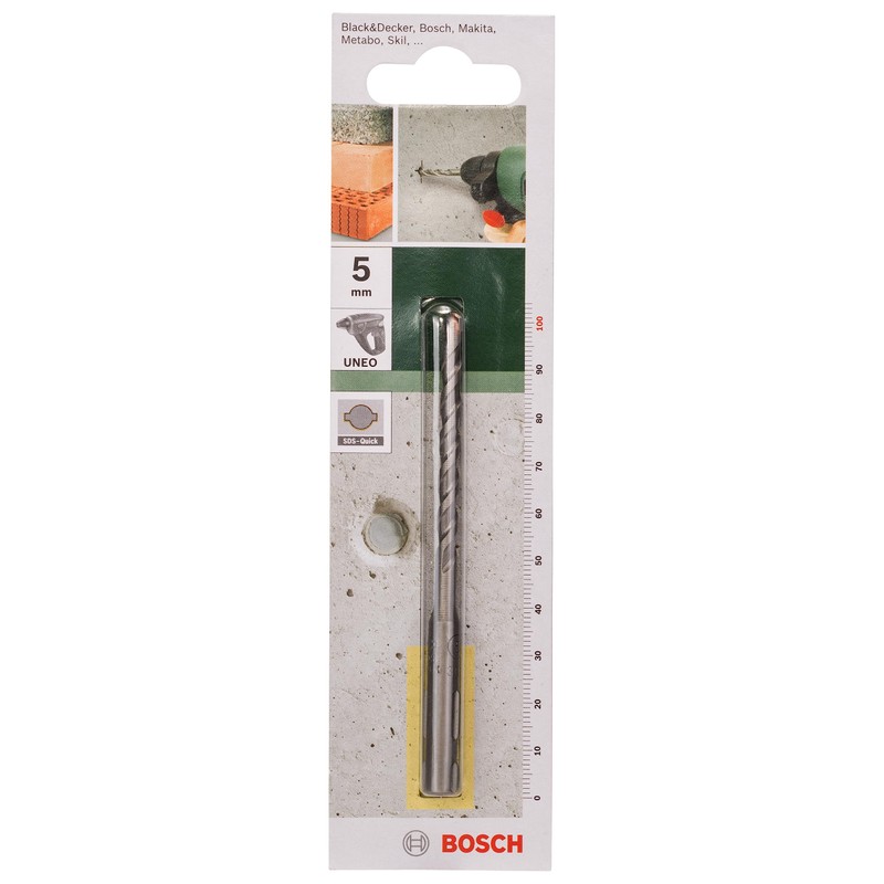 Bosch 2609256901 UNEO Vibration Drill Bit 0.2 inch (5 mm)