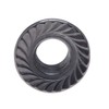 M8 Serrated Flange Nuts, 17.9mm x 13mm A2 Stainless Steel