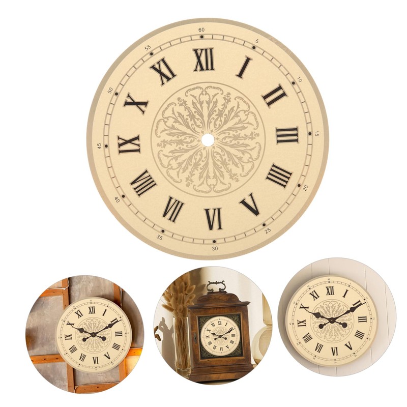 Tofficu 3pcs DIY Clock Dial Replacement for Wall Clock Sturdy