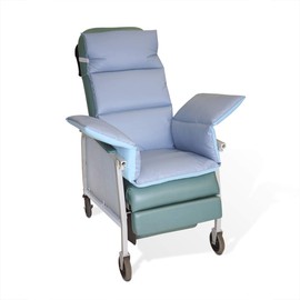 NYOrtho Geri-Chair Comfort Seat Cushion: Reversible: Super-Soft Peachskin | High-Performance Fluid-Proof Fabric 47" L x 18" W - Made in USA