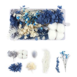 DEZ A Box of Dried Flowers Dried Flowers for Crafts Dried Flowers Wreath Gypsophila Dried Flowers Small Dried Flowers Decoration Small Dried Flowers Set