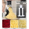 Ourokhome Rotary Cheese Grater Hand Crank, Kitchen Shredder Speed Mandolin