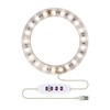 GEZICHTA LED Grow Lights, USB Angel Ring Lamp for Succulents,