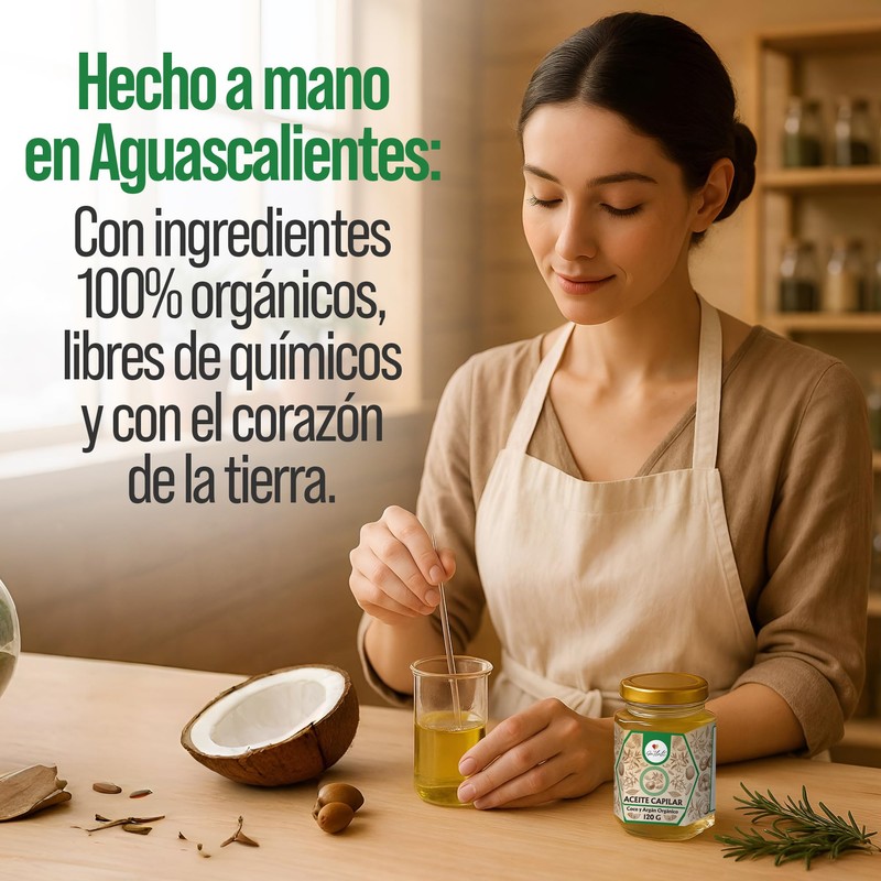 Ga Tlali – Aceite Capilar de Coco y Argán 120g