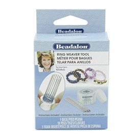 Beadalon, Kleshna Handel, 1 Aluminum Ring Weaver Tool, Lavender