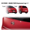 AMS 32015 Fiat 3D Sticker Logo Front + Rear for